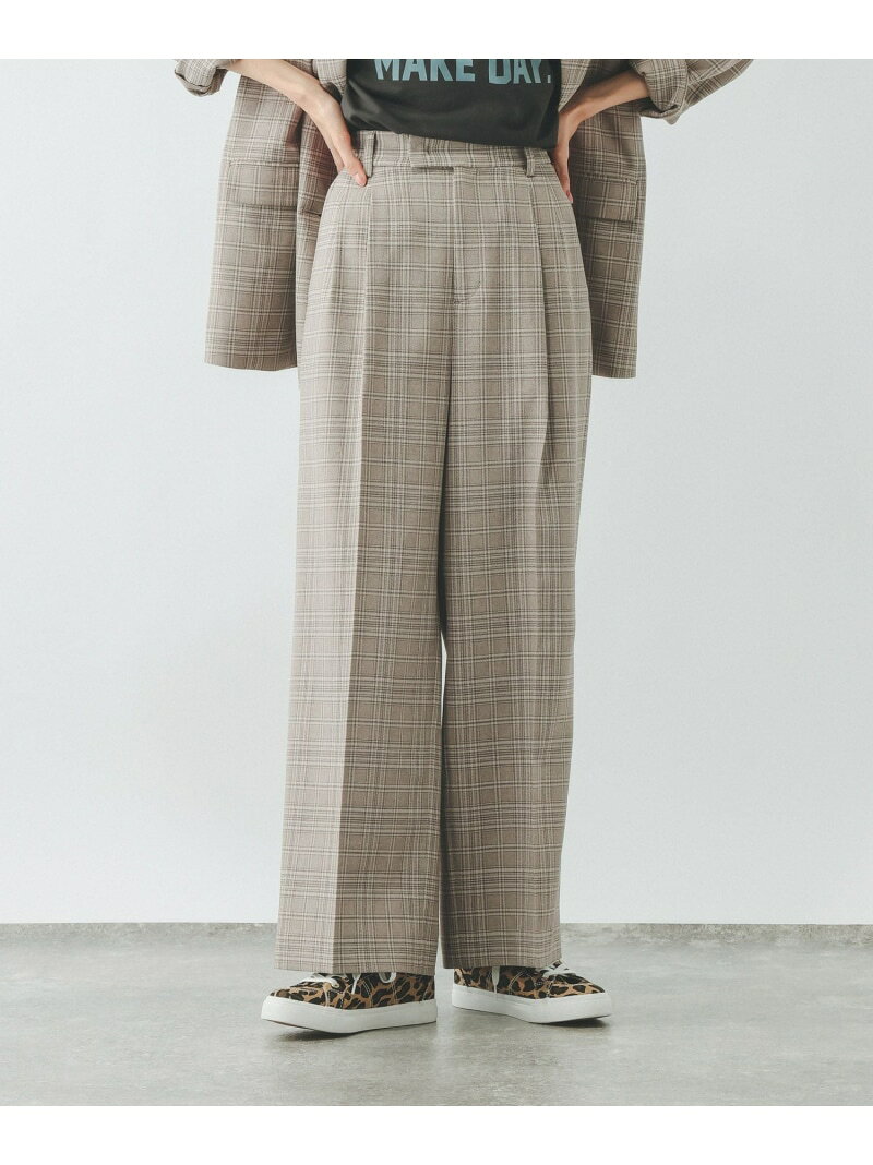 【SALE／40%OFF】お手入れラクラクセットアップ/ワイドパンツ/600997 GLOBAL WORK グローバルワーク パンツ その他のパンツ ブラック ブラウン ネイビー グレー【RBA_E】[Rakuten Fashion] globalwork-10023003 GLOBAL WORK/グローバルワーク サンプル画像3