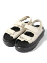 【SALE/40%OFF】エアかるプラットフォームサンダル/571207 GLOBAL WORK グローバルワーク シューズ・靴 サンダル ブラック ホワイト【...