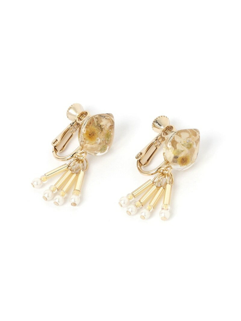 ミモザビーズイヤリング/646395 GLOBAL WORK グローバルワーク アクセサリー・腕時計 イヤリング・イヤーカフ[Rakuten Fashion]
