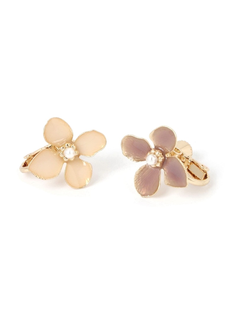 【SALE／50%OFF】フレンチフラワーイヤリング/646397 GLOBAL WORK グローバルワーク アクセサリー・腕時計 イヤリング・イヤーカフ パープル【RBA_E】[Rakuten Fashion] globalwork-10023013 GLOBAL WORK/グローバルワーク サンプル画像3