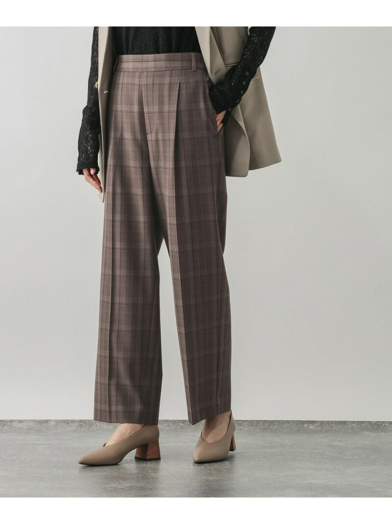 【SALE／40%OFF】ウツクシルエットストレート柄/817336 GLOBAL WORK グローバルワーク パンツ その他のパンツ グレー ブラウン【RBA_E】[Rakuten Fashion] globalwork-10023985 GLOBAL WORK/グローバルワーク サンプル画像2