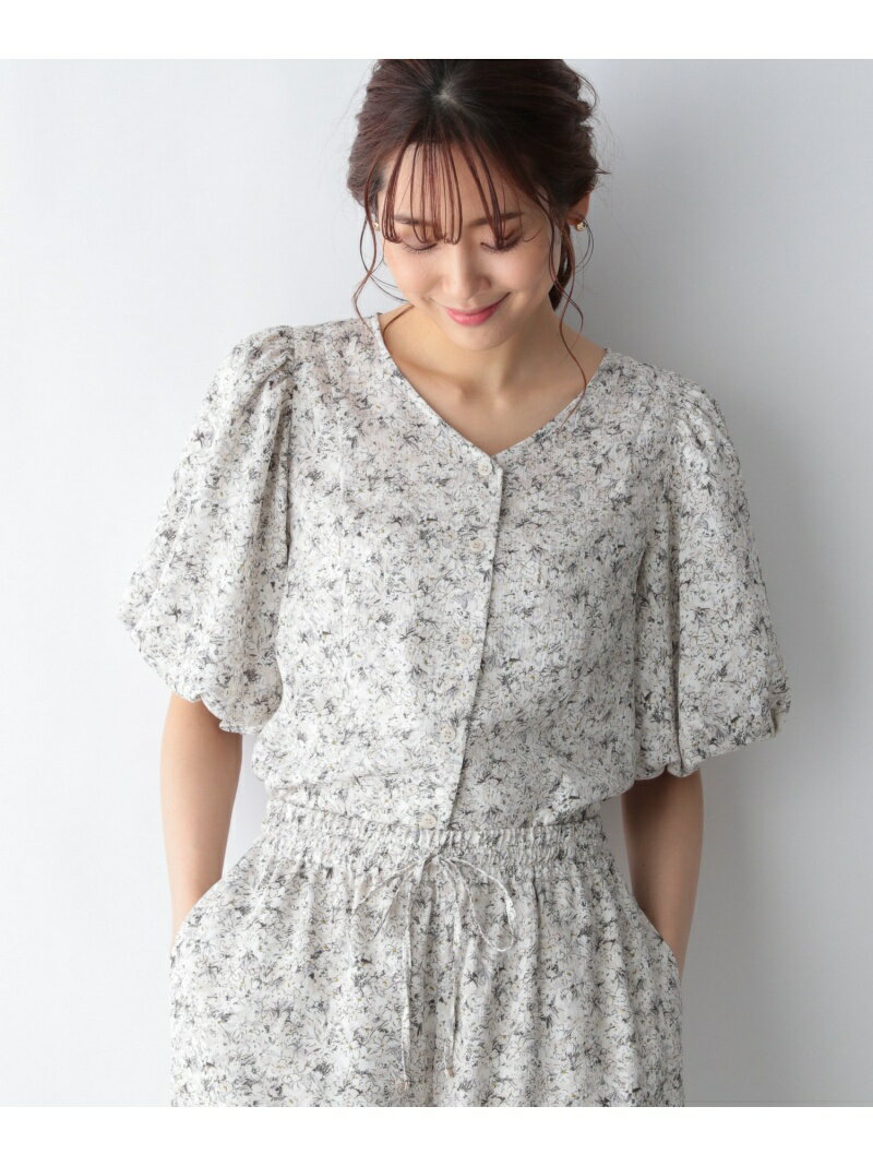 【SALE／50%OFF】【MATINEE LINE】バルーンスリーブBL+D GLOBAL WORK グローバルワーク トップス シャツ・ブラウス ホワイト ブラック カーキグリーン【RBA_E】[Rakuten Fashion]