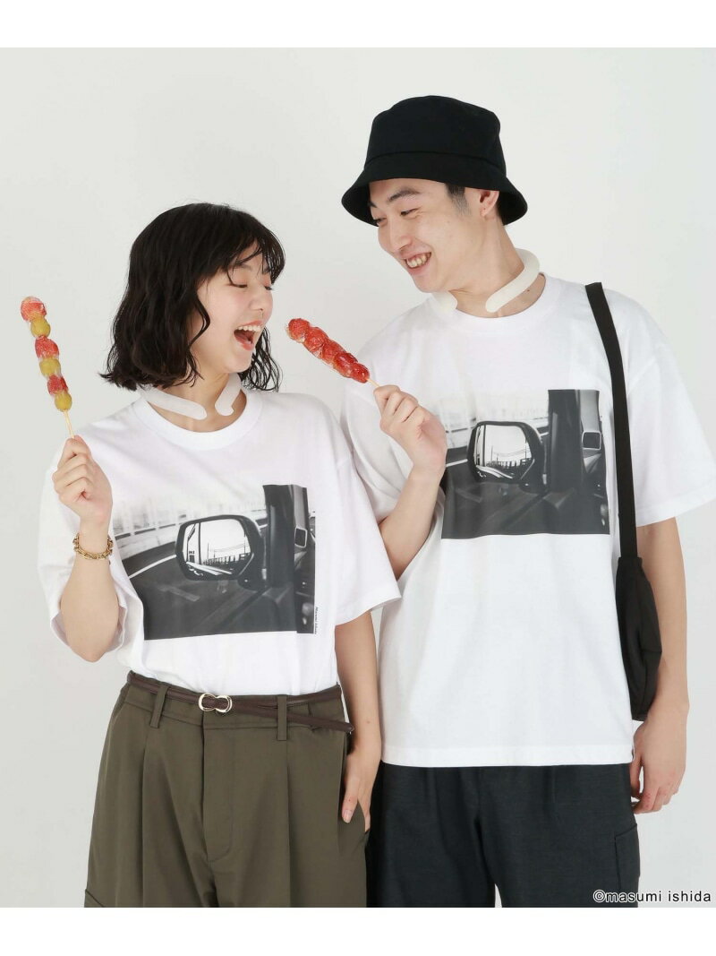 乐天商城 - 【SALE／40%OFF】石田真澄/フォトTシャツ/半袖/494906 GLOBAL WORK グローバルワーク トップス カットソー・Tシャツ ホワイト ピンク グレー ネイビー ブルー【RBA_E】[Rakuten Fashion]