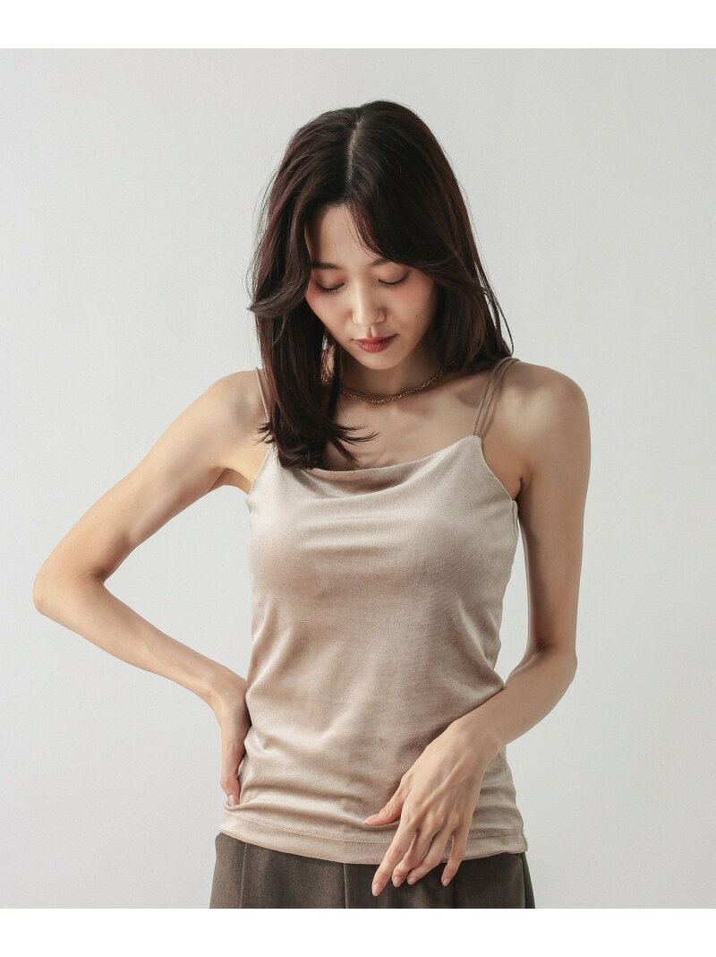 ベロアカップ付きキャミ/1051642 GLOBAL WORK グローバルワーク トップス その他のトップス グレー ブラック[Rakuten Fashion] globalwork-10023984 GLOBAL WORK/グローバルワーク パッケージ画像