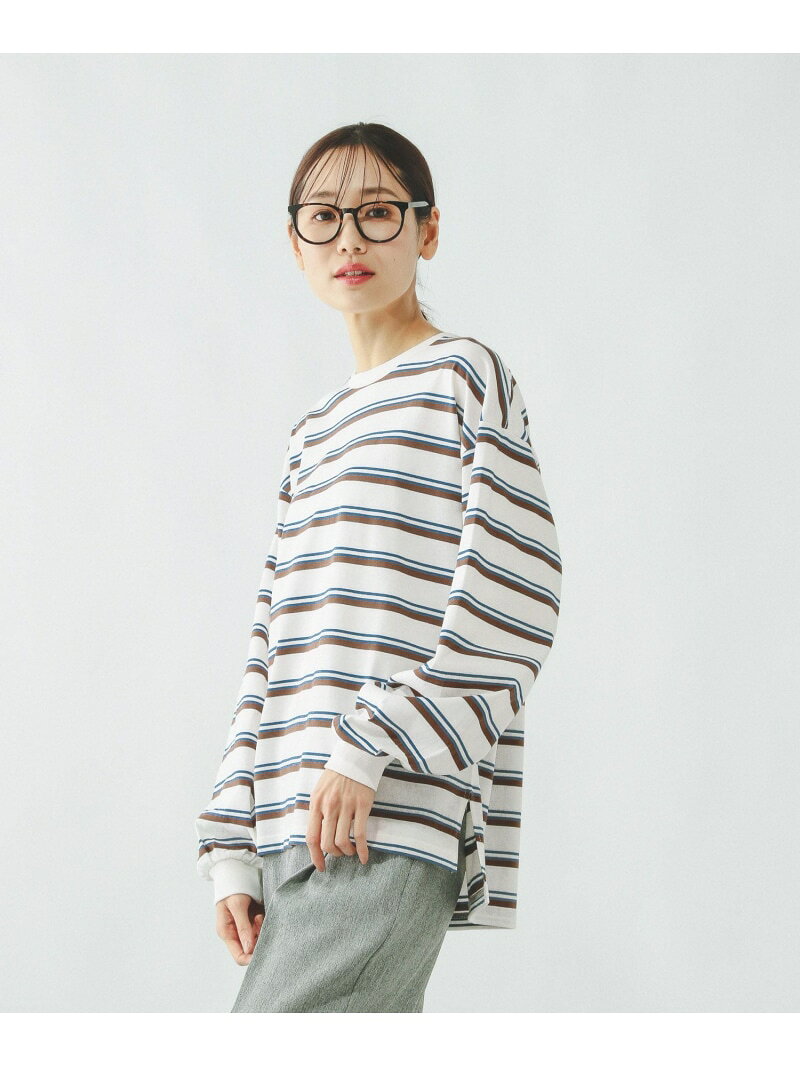 ヘビロッTEEボーダー長袖/636713 GLOBAL WORK グローバルワーク トップス カットソー・Tシャツ[Rakuten Fashion] globalwork-10022748 GLOBAL WORK/グローバルワーク サンプル画像2