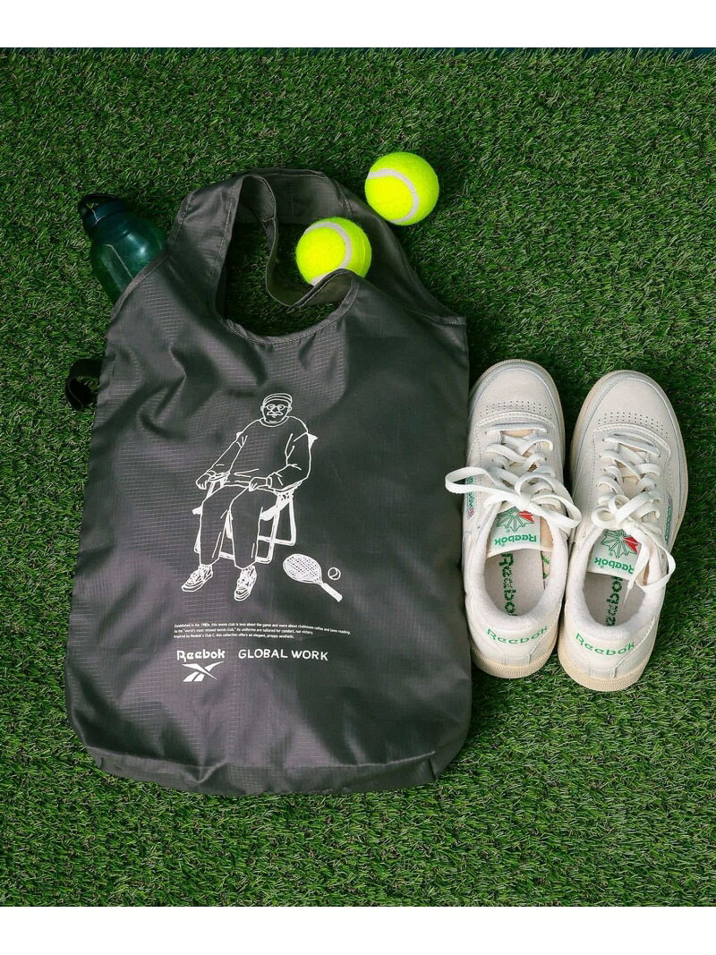 【Reebok】エコBAG/1045700 GLOBAL WORK グローバルワーク バッグ エコバッグ・サブバッグ グレー[Rakuten Fashion] globalwork-10024242 GLOBAL WORK/グローバルワーク パッケージ画像