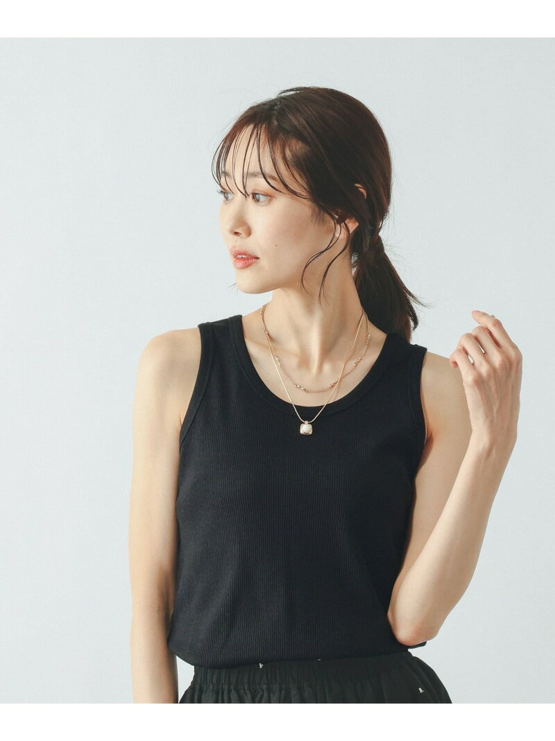 【SALE／20%OFF】Beauteeクルーリブタンク/633985 GLOBAL WORK グローバルワーク トップス ノースリーブ・タンクトップ ホワイト グレー ブラック【RBA_E】[Rakuten Fashion] globalwork-10023137 GLOBAL WORK/グローバルワーク サンプル画像2