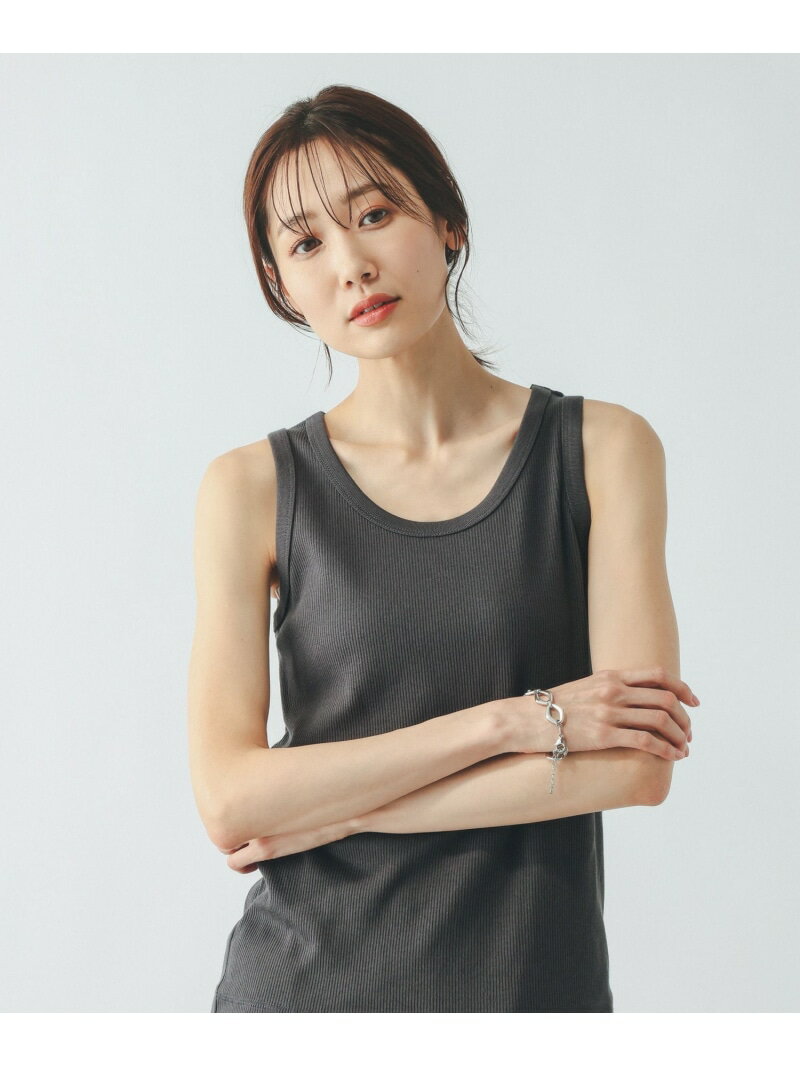 樂天商城 - Beauteeクルーリブタンク/633985 GLOBAL WORK グローバルワーク トップス ノースリーブ・タンクトップ ホワイト グレー ブラック[Rakuten Fashion]