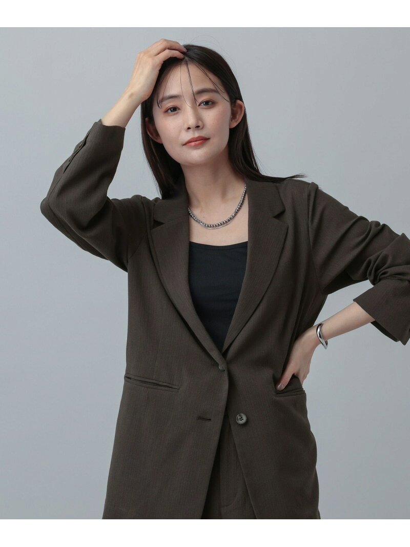 【SALE／60%OFF】MATINEE LINE/リネンライクジャケット/646630 GLOBAL WORK グローバルワーク ジャケット・アウター テーラードジャケット・ブレザー ベージュ【RBA_E】[Rakuten Fashion] globalwork-10023151 GLOBAL WORK/グローバルワーク サンプル画像3