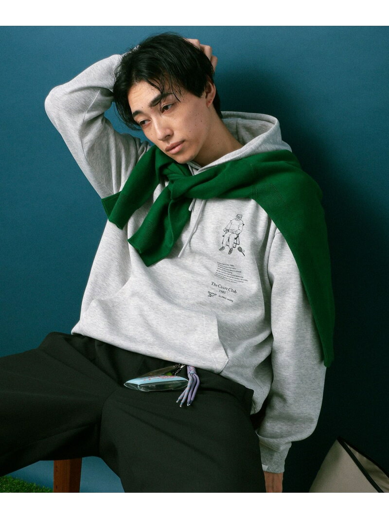 【Reebok】スウェットパーカー/812691 GLOBAL WORK グローバルワーク トップス その他のトップス ブラック グレー【…