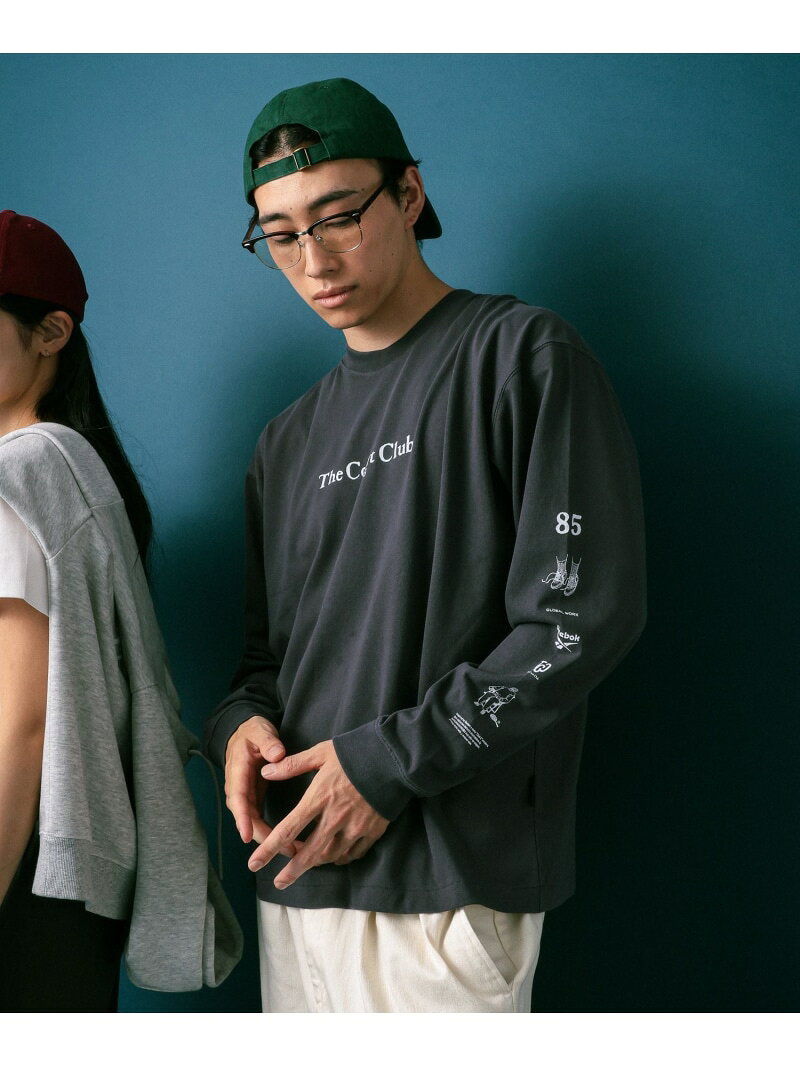 【Reebok】プリントT/長袖/812883 GLOBAL WORK グローバルワーク トップス カットソー・Tシャツ グレー ホワイト【送料無料】[Rakuten Fashion] globalwork-10024210 GLOBAL WORK/グローバルワーク サンプル画像2
