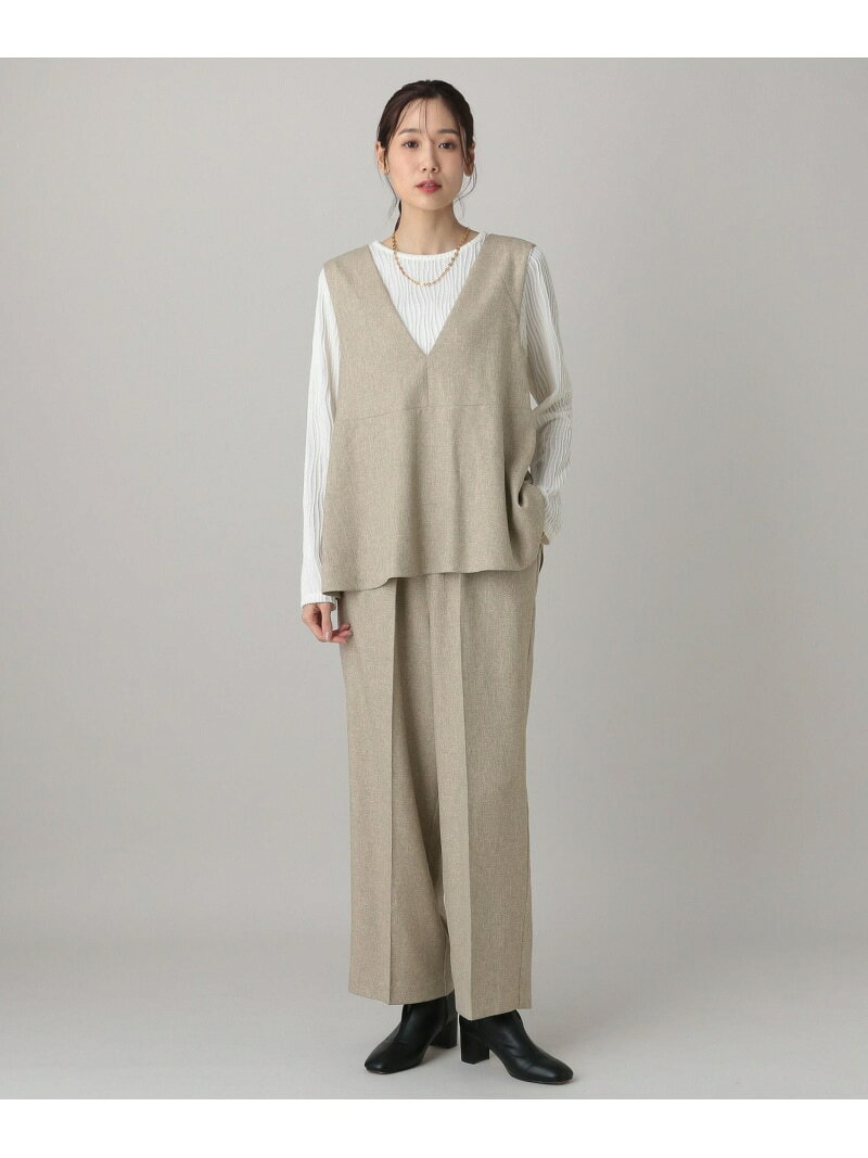 【SALE／40%OFF】MATINEE LINE/ツィードライク/サロペット/625085 GLOBAL WORK グローバルワーク オールインワン・オーバーオール オーバーオール・サロペット グレー ブラウン ベージュ【RBA_E】【送料無料】[Rakuten Fashion] globalwork-10022599 GLOBAL WORK/グローバルワーク サンプル画像2
