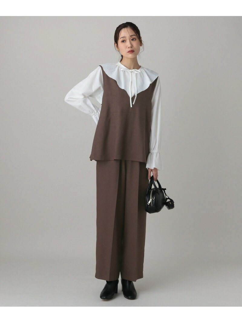 【SALE／40%OFF】MATINEE LINE/ツィードライク/サロペット/625085 GLOBAL WORK グローバルワーク オールインワン・オーバーオール オーバーオール・サロペット グレー ブラウン ベージュ【RBA_E】【送料無料】[Rakuten Fashion] globalwork-10022599 GLOBAL WORK/グローバルワーク サンプル画像3