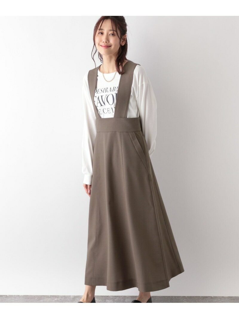 【SALE／50%OFF】お手入れらくらくDRYサス付きスカート/MATINEE LINE/106592 GLOBAL WORK グローバルワーク スカート ロング・マキシスカート ブラック グレー【RBA_E】[Rakuten Fashion]のサムネイル