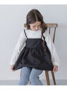 【SALE/50%OFF】ポコポコキャミセット長袖/キッズ/994146 GLOBAL WORK グローバルワーク トップス その他のトップス ホワイト ブラッ...