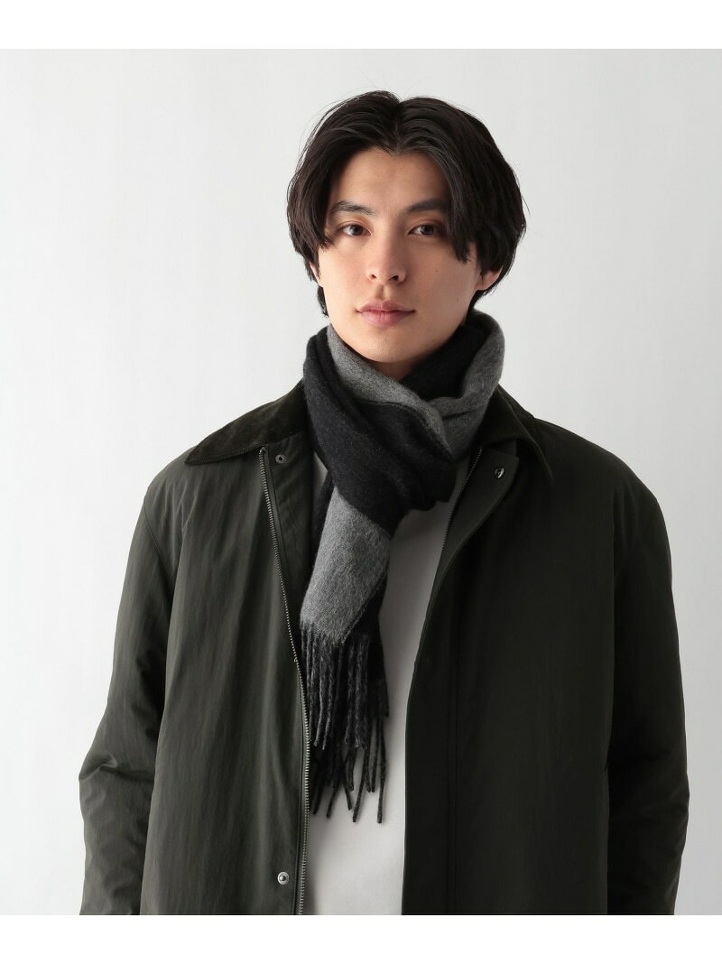 【SALE／40%OFF】ファインタッチリバーシブルマフラー/593191 GLOBAL WORK グローバルワーク ファッション雑貨 マフラー・ストール・ネックウォーマー ブラウン グレー ブラック ブルー ネイビー【RBA_E】[Rakuten Fashion] globalwork-10022124 GLOBAL WORK/グローバルワーク サンプル画像2