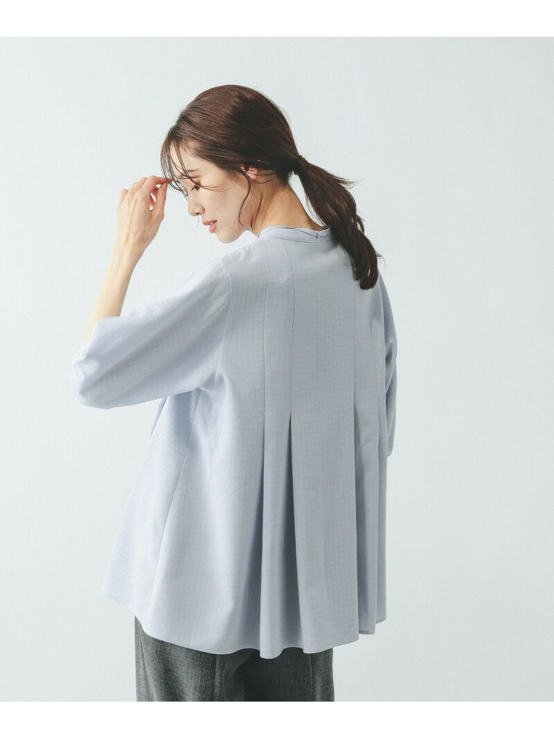 【SALE／44%OFF】キレイつづくリボンタイブラウス/636618 GLOBAL WORK グローバルワーク トップス シャツ・ブラウス グレー ホワイト ブルー【RBA_E】[Rakuten Fashion] globalwork-10023224 GLOBAL WORK/グローバルワーク サンプル画像3