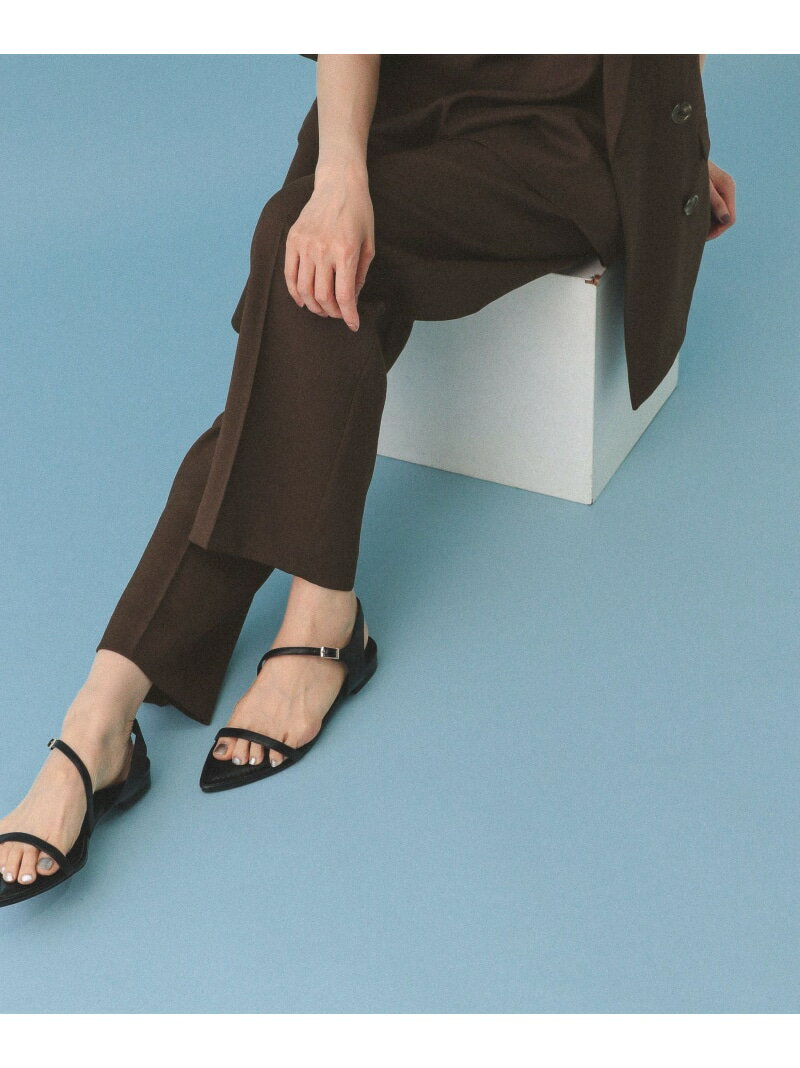 MATINEE LINE/リネンライクイージーストレートパンツ/495644 GLOBAL WORK グローバルワーク パンツ その他のパンツ ブラウン ベージュ ブラック【送料無料】[Rakuten Fashion]