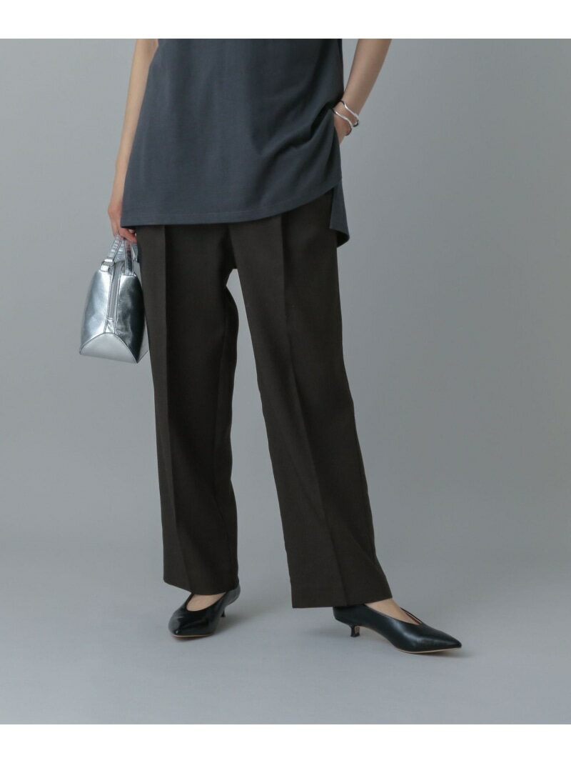【SALE／20%OFF】MATINEE LINE/リネンライクイージーストレートパンツ/495644 GLOBAL WORK グローバルワーク パンツ その他のパンツ ブラウン ベージュ ブラック【RBA_E】【送料無料】[Rakuten Fashion] globalwork-10021126 GLOBAL WORK/グローバルワーク サンプル画像3