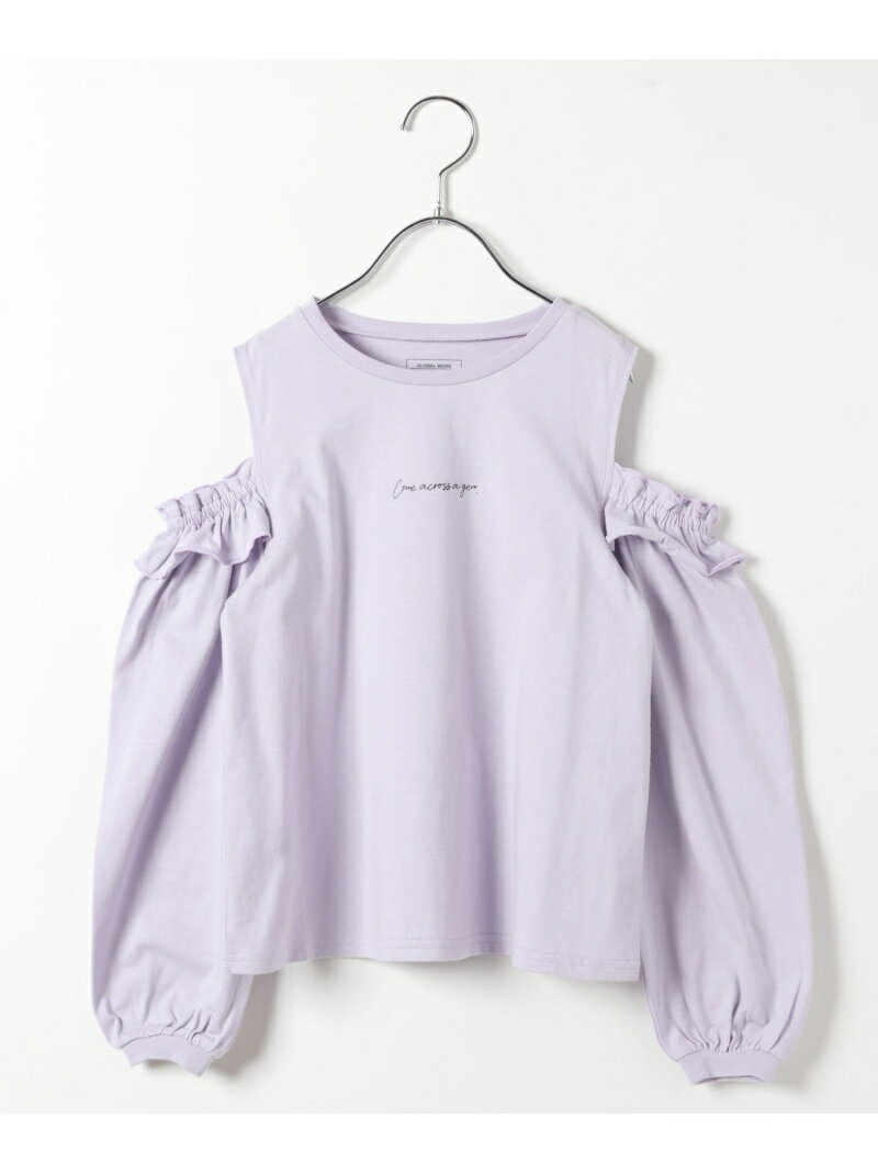 【SALE／70%OFF】(K)ヘビロッTEE/カタアキLS GLOBAL WORK グローバルワーク トップス カットソー・Tシャツ パープル ブラック【RBA_E】[Rakuten Fashion]のサムネイル