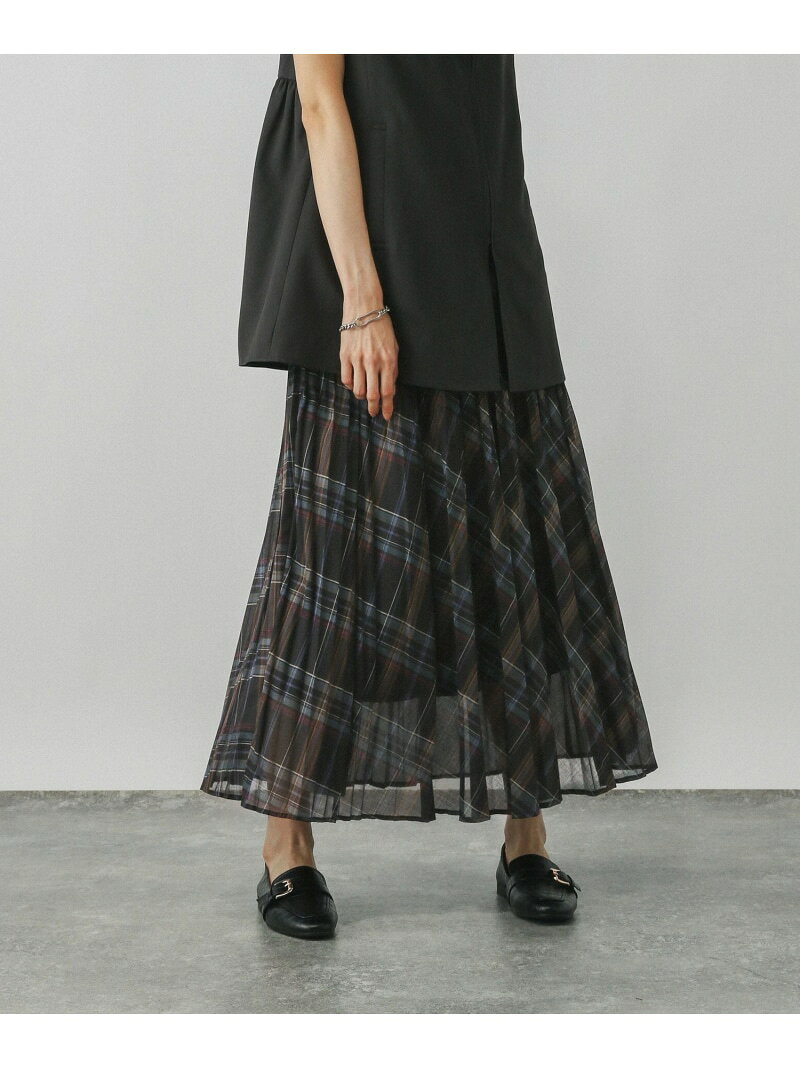 【SALE／50%OFF】イージーケアプリーツスカート/575220 GLOBAL WORK グローバルワーク スカート ロング・マキシスカート ブラック ネイビー ブラウン【RBA_E】[Rakuten Fashion] globalwork-10021585 GLOBAL WORK/グローバルワーク サンプル画像3