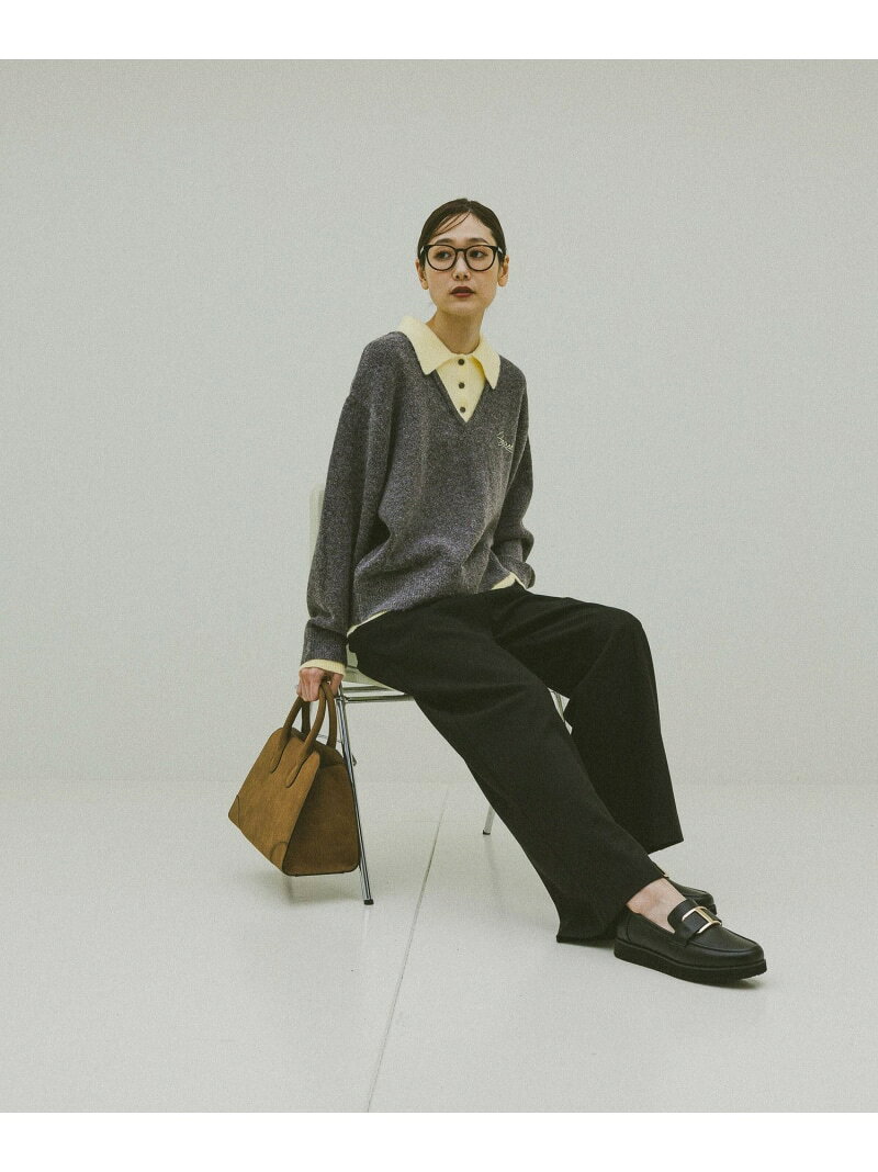 【SALE／20%OFF】フワフワHugmeレイヤード/一部店舗限定/616635 GLOBAL WORK グローバルワーク トップス ニット イエロー ブルー【RBA_E】【送料無料】[Rakuten Fashion] globalwork-10022406 GLOBAL WORK/グローバルワーク サンプル画像3