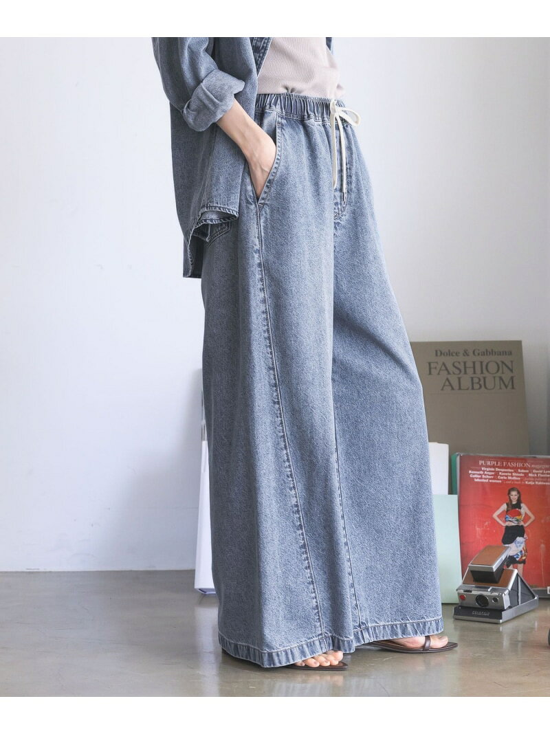 GOODデニムバギーワイドパンツ/821879 GLOBAL WORK グローバルワーク パンツ ジーンズ・デニムパンツ ブルー ネイビー ブラック【送料無料】[Rakuten Fashion] globalwork-10023961 GLOBAL WORK/グローバルワーク パッケージ画像