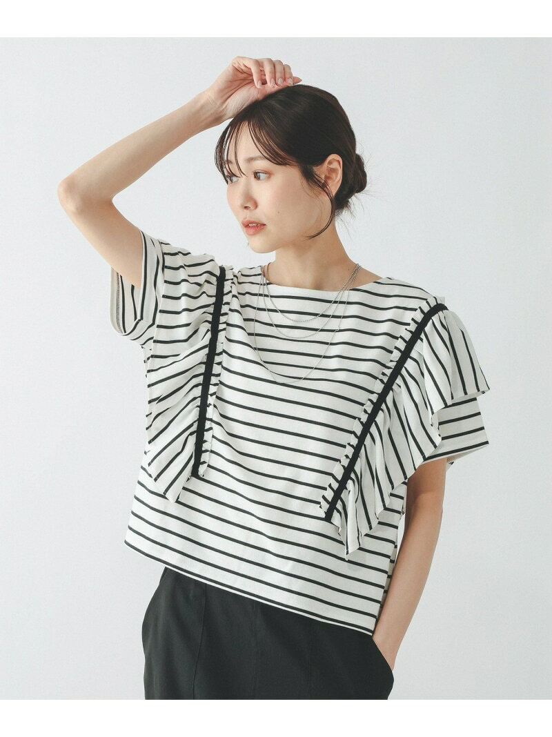 【SALE／30%OFF】ひんやり涼しい/フローズン袖フレアプルオーバー半袖/680557 GLOBAL WORK グローバルワーク トップス カットソー・Tシャツ グレー カーキグリーン ブルー ホワイト ブラック【RBA_E】[Rakuten Fashion] globalwork-10023395 GLOBAL WORK/グローバルワーク サンプル画像3