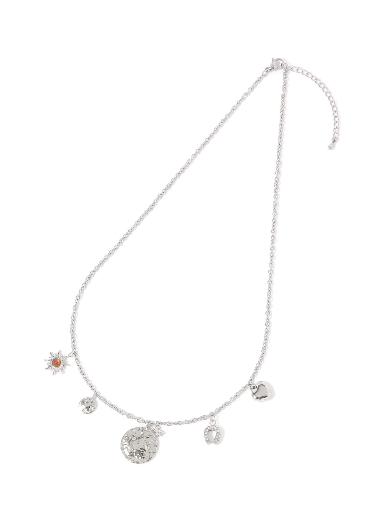 ステンレスチャームネックレス/611155 GLOBAL WORK グローバルワーク アクセサリー・腕時計 ネックレス ゴールド シルバー[Rakuten Fashion] globalwork-10022350 GLOBAL WORK/グローバルワーク サンプル画像3