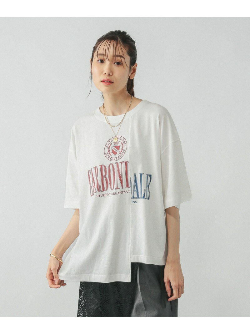 【SALE／30%OFF】リメイク風プリントT/584673 GLOBAL WORK グローバルワーク トップス カットソー・Tシャツ【RBA_E】[Rakuten Fashion] globalwork-10021568 GLOBAL WORK/グローバルワーク サンプル画像2
