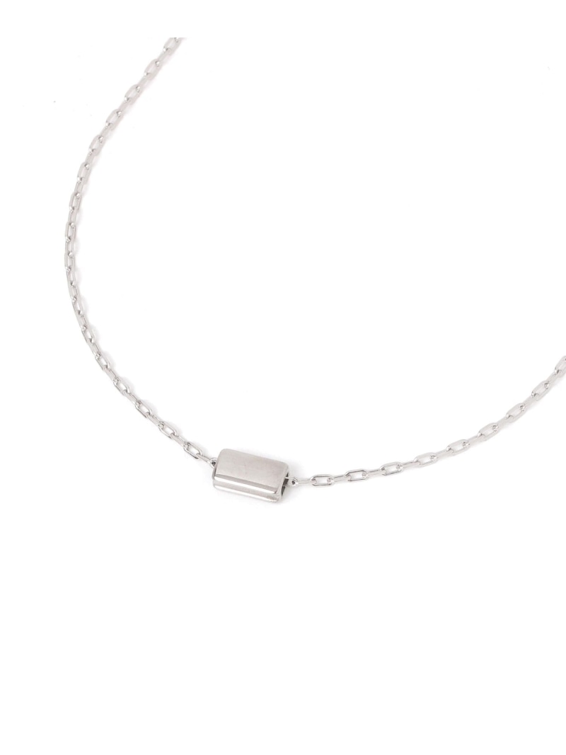 ステンレスモチーフネックレス/UNISEX/889860 GLOBAL WORK グローバルワーク アクセサリー・腕時計 ネックレス シルバー ブラック