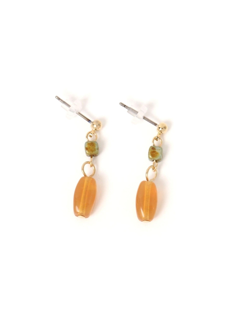 MADE IN JAPAN/チェコビーズピアス/一部店舗限定/ 898878 GLOBAL WORK グローバルワーク アクセサリー・腕時計 ピアス ブラウン ブルー[Rakuten Fashion] globalwork-10023760 GLOBAL WORK/グローバルワーク サンプル画像3