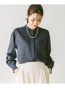 【SALE/50%OFF】キレイつづくポケットブラウス/147538 GLOBAL WORK グローバルワーク トップス シャツ・ブラウス ベージュ ホワイト ...