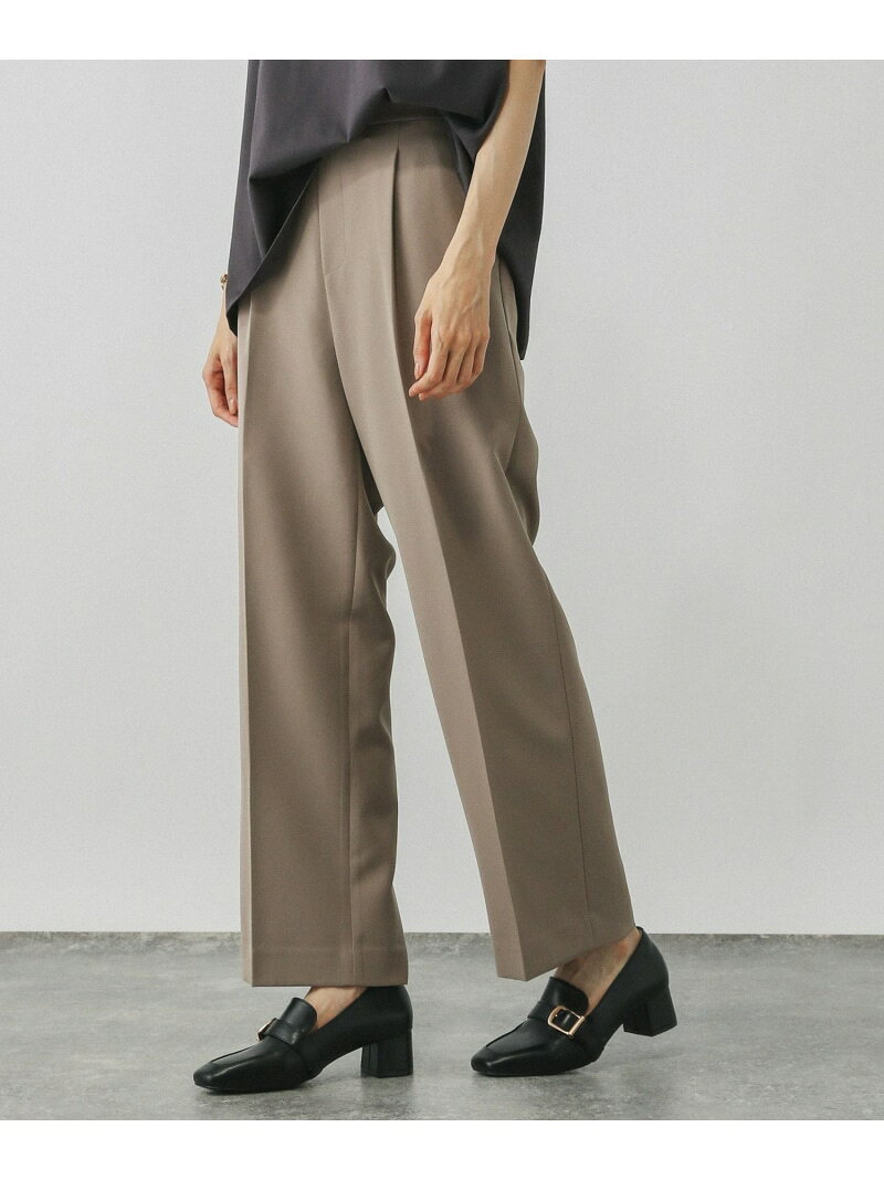 【SALE／30%OFF】貴島明日香さん着用/ウツクシルエットイージーWクロスストレートパンツ/495820 GLOBAL WORK グローバルワーク パンツ その他のパンツ ブラック ブラウン ネイビー ホワイト【RBA_E】[Rakuten Fashion] globalwork-10021616 GLOBAL WORK/グローバルワーク サンプル画像3