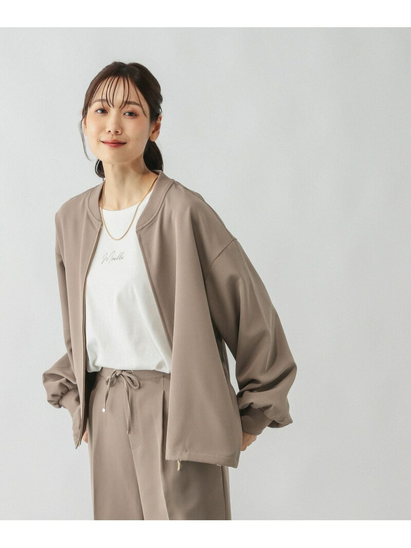 【SALE／50%OFF】WクロスZIPブルゾン/576803 GLOBAL WORK グローバルワーク ジャケット・アウター ブルゾン・ジャンパー ブラウン ブラック【RBA_E】[Rakuten Fashion] globalwork-10021617 GLOBAL WORK/グローバルワーク サンプル画像2