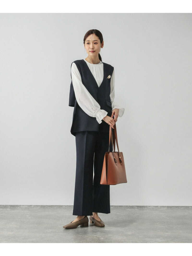 【SALE／50%OFF】ストレッチベスト*ブラウス*パンツセット/581026 GLOBAL WORK グローバルワーク スーツ・フォーマル セットアップスーツ ブラック ネイビー【RBA_E】【送料無料】[Rakuten Fashion] globalwork-10022250 GLOBAL WORK/グローバルワーク サンプル画像3