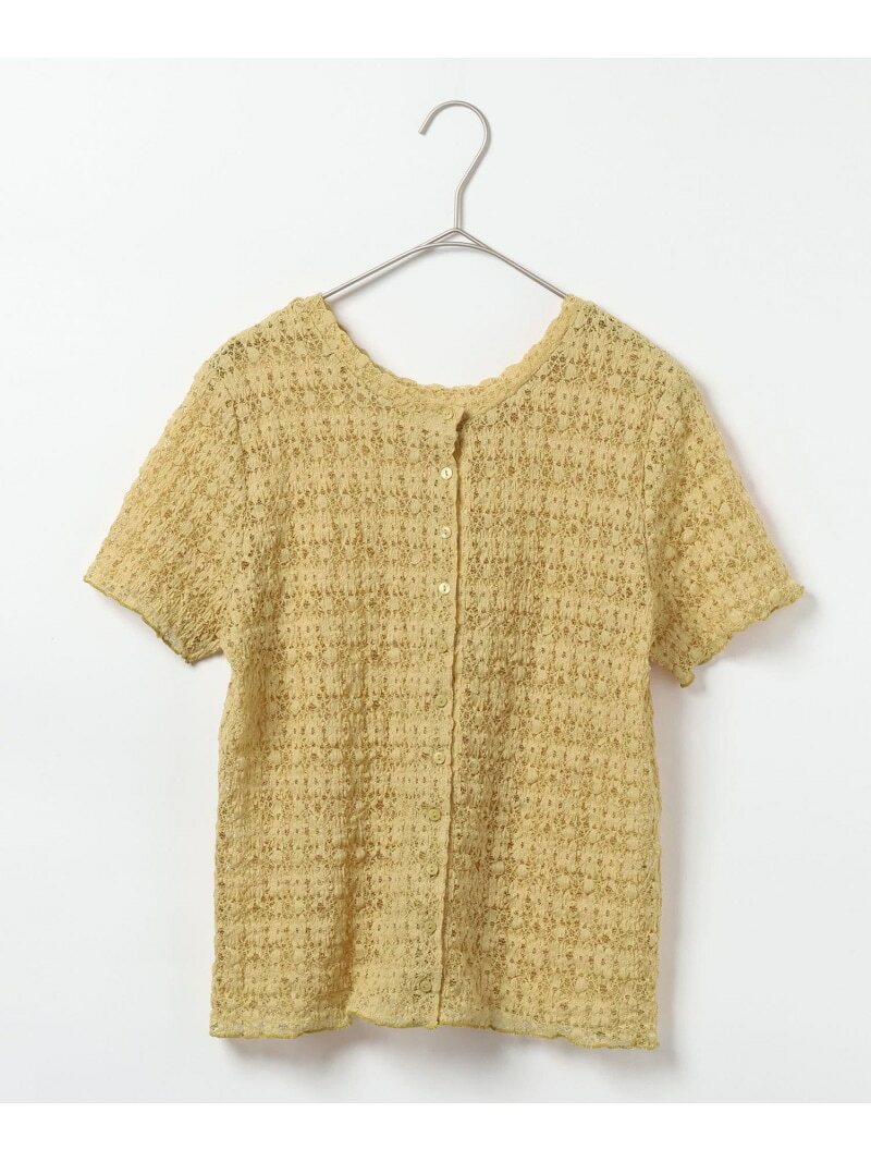 【SALE／50%OFF】シャーリングレース2WAYカーディガン/901573 GLOBAL WORK グローバルワーク トップス カーディガン ブラック ホワイト イエロー【RBA_E】[Rakuten Fashion] globalwork-10023799 GLOBAL WORK/グローバルワーク サンプル画像3