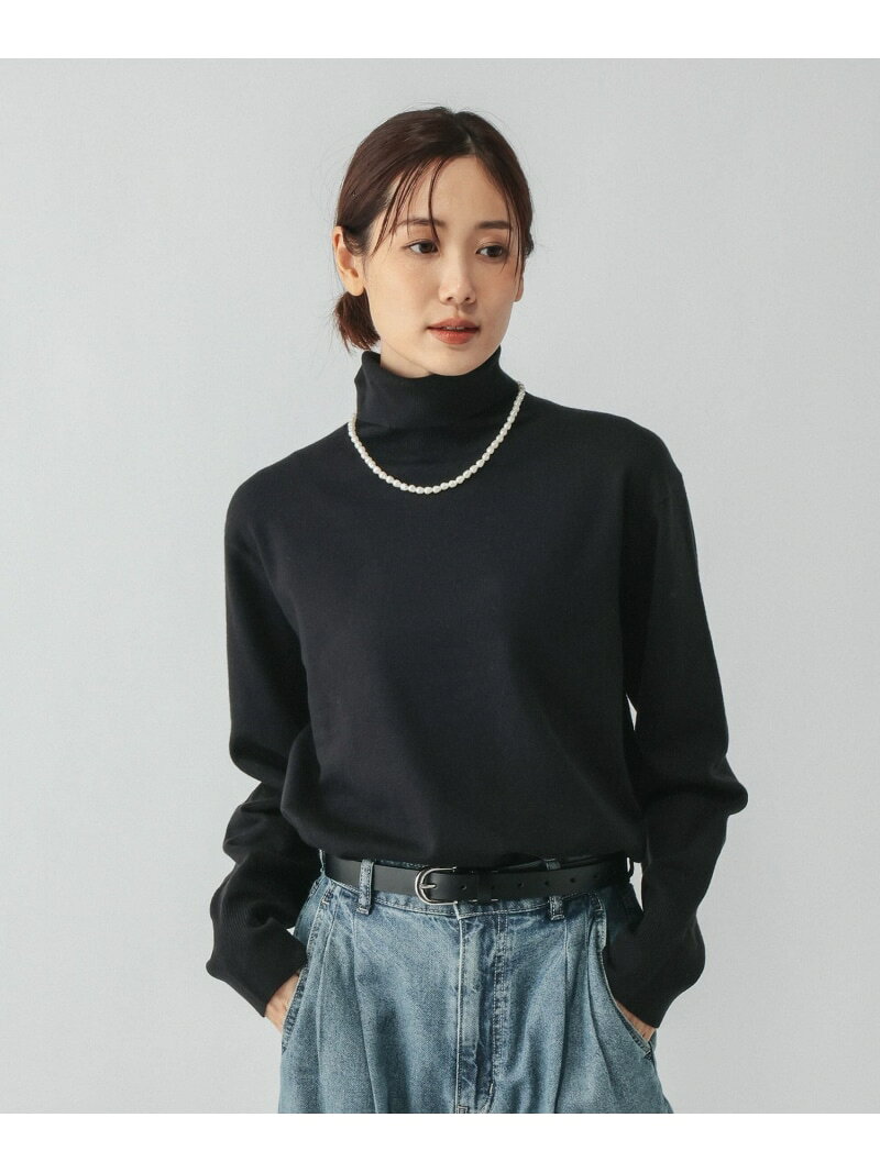 カシミヤタッチタートルネックプルオーバー/758649 GLOBAL WORK グローバルワーク トップス ニット グレー レッド ホワイト ブラック【送料無料】[Rakuten Fashion] globalwork-10024373 GLOBAL WORK/グローバルワーク サンプル画像3