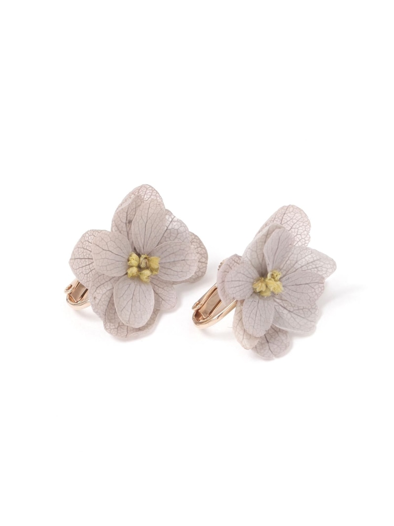【SALE／50%OFF】MADE IN JAPAN/ドライフラワーイヤリング/160625 GLOBAL WORK グローバルワーク アクセサリー・腕時計 イヤリング・イヤーカフ ホワイト ブルー グレー【RBA_E】[Rakuten Fashion] globalwork-10019923 GLOBAL WORK/グローバルワーク サンプル画像3