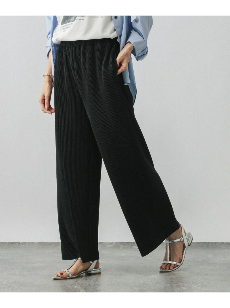 【SALE／30%OFF】セルフカットプリーツパンツ/579557 GLOBAL WORK グローバルワーク パンツ その他のパンツ ブラック イエロー【RBA_E】[Rakuten Fashion] globalwork-10021510 GLOBAL WORK/グローバルワーク サンプル画像2