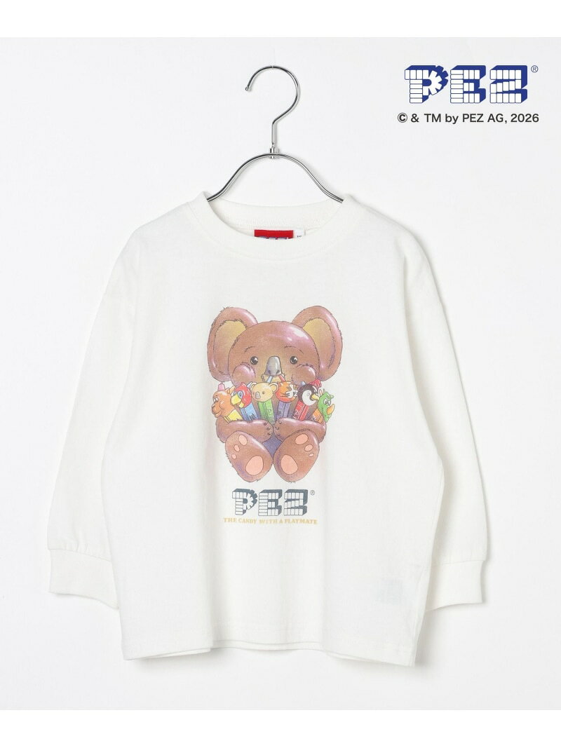 樂天商城 - 【SALE／46%OFF】ヘビロッT/PEZ/長袖/100-120cm展開/645491 GLOBAL WORK グローバルワーク トップス カットソー・Tシャツ ホワイト グレー【RBA_E】[Rakuten Fashion]