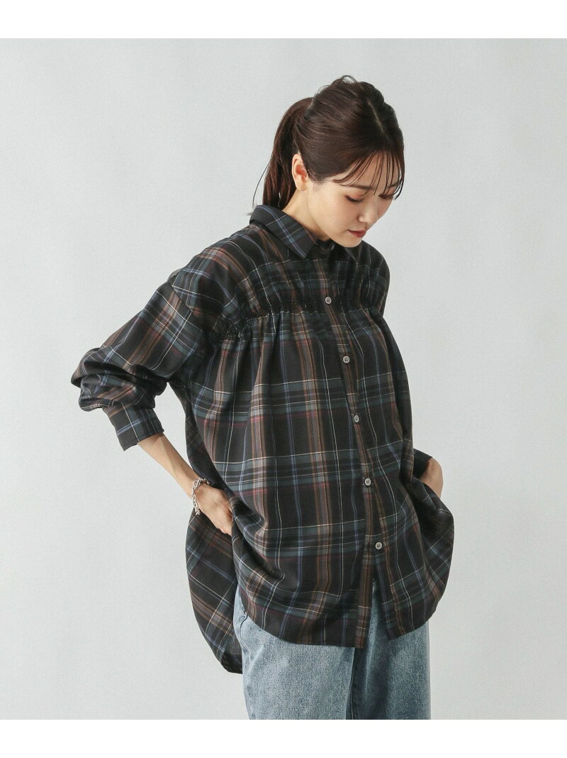 【SALE／50%OFF】アソートシャーリングシャツ/579505 GLOBAL WORK グローバルワーク トップス シャツ・ブラウス ブルー ブラウン ブラック ホワイト ピンク【RBA_E】[Rakuten Fashion] globalwork-10021511 GLOBAL WORK/グローバルワーク サンプル画像3