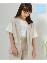 【SALE/50%OFF】さらさら快適ジレ/キッズ/103881 GLOBAL WORK グローバルワーク トップス ベスト・ジレ ブラック ホワイト【RBA_...