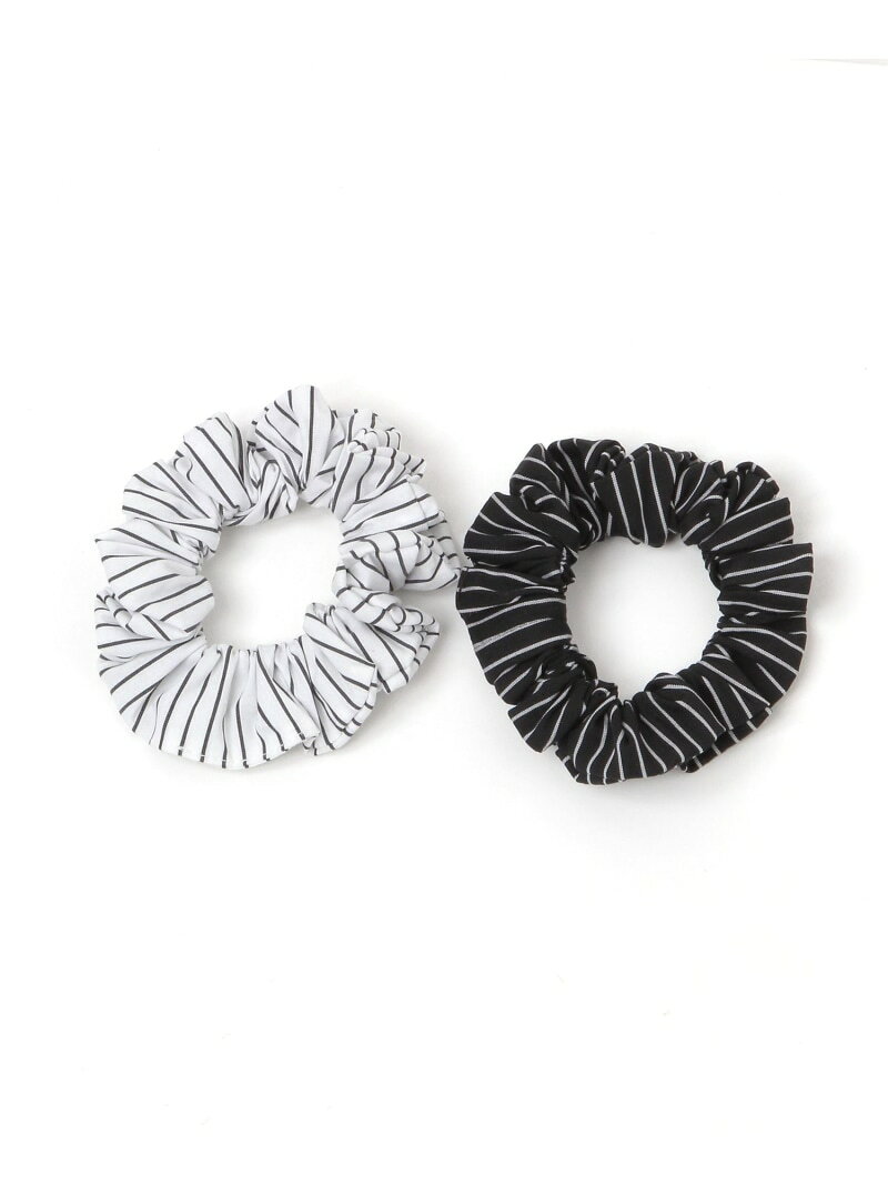 【SALE／50%OFF】2点セットストライプシュシュ/637874 GLOBAL WORK グローバルワーク ヘアアクセサリー ヘアゴム ブルー【RBA_E】[Rakuten Fashion] globalwork-10022675 GLOBAL WORK/グローバルワーク サンプル画像2