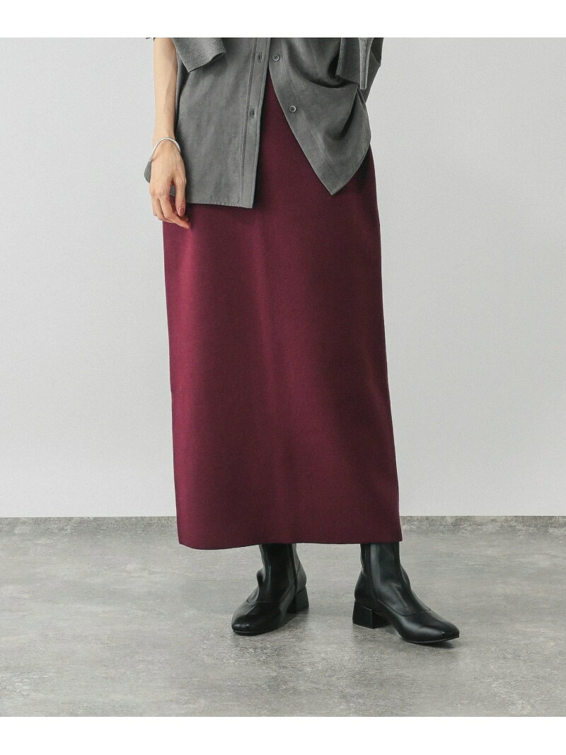 【SALE／50%OFF】スウェットライクニットナロースカート/571364 GLOBAL WORK グローバルワーク スカート ロング・マキシスカート ワインレッド ブラック ブラウン グレー【RBA_E】[Rakuten Fashion] globalwork-10021756 GLOBAL WORK/グローバルワーク サンプル画像3