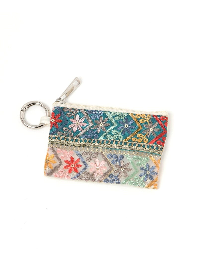 刺繍テープポーチチャーム/638040 GLOBAL WORK グローバルワーク ファッション雑貨 チャーム・キーチェーン ブルー[Rakuten Fashion] globalwork-10022674 GLOBAL WORK/グローバルワーク サンプル画像2