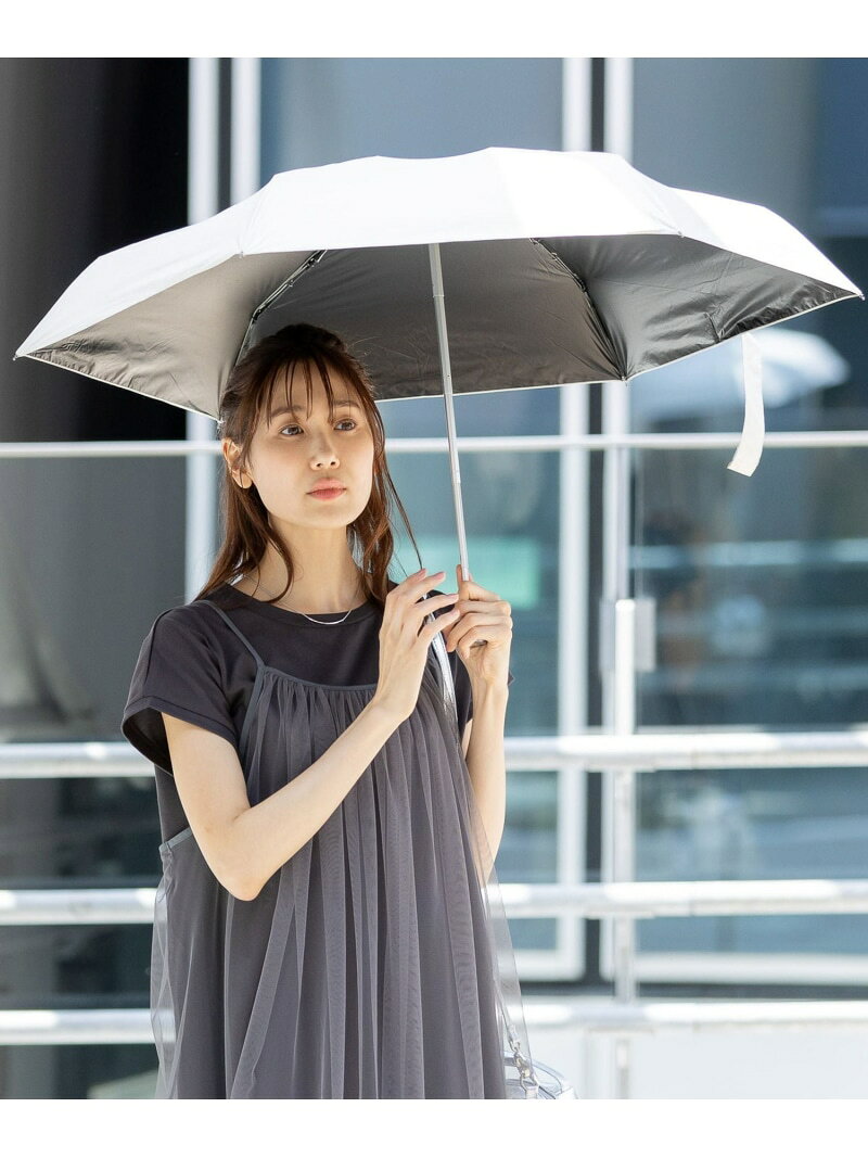 ライト晴雨兼用日傘/116258 GLOBAL WORK グローバルワーク ファッション雑貨 傘・長傘 シルバー ホワイト ブラック[Rakuten Fashion] globalwork-10019268 GLOBAL WORK/グローバルワーク パッケージ画像