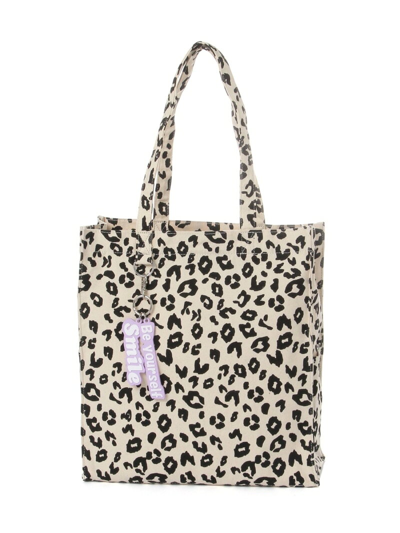 推しごとチャーム付きトート/1051631 GLOBAL WORK グローバルワーク バッグ トートバッグ ベージュ ブラック[Rakuten Fashion] globalwork-10024047 GLOBAL WORK/グローバルワーク パッケージ画像