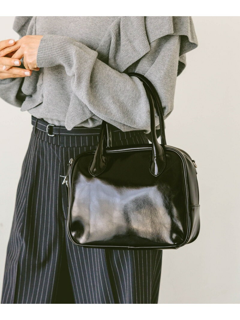 【SALE／40%OFF】スペ軽2WAYスクエアボストン/252305 GLOBAL WORK グローバルワーク バッグ ショルダーバッグ ブラック ベージュ シルバー【RBA_E】[Rakuten Fashion] globalwork-10020545 GLOBAL WORK/グローバルワーク パッケージ画像
