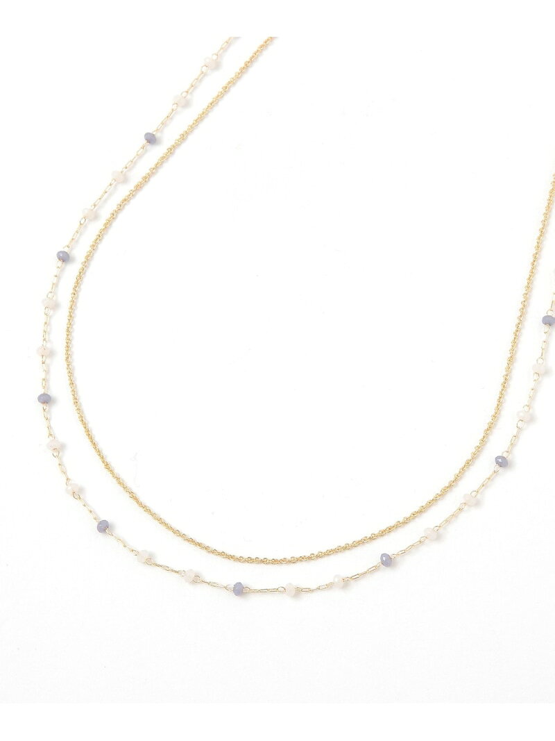 【SALE／20%OFF】カラービーズ二連ロングネックレス/251912 GLOBAL WORK グローバルワーク アクセサリー・腕時計 ネックレス グレー ブルー【RBA_E】[Rakuten Fashion] globalwork-10020259 GLOBAL WORK/グローバルワーク サンプル画像3